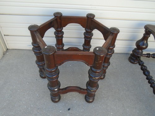 TL Ethan Allen Coffee Table Twisted Wood Revival Spanish Country French Regency - Picture 8 of 12