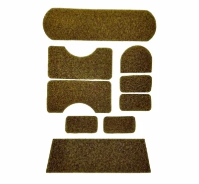 9pc Helmet Loop Patch Kit ACH MICH ECH Adhesive Backed for Ballistic & Bump Use