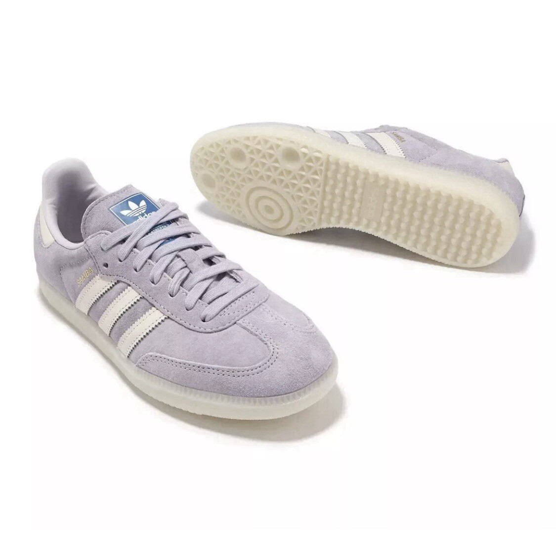 Adidas Samba OG Shoes Silver Dawn Purple IG6176 Mens Size 12 | eBay