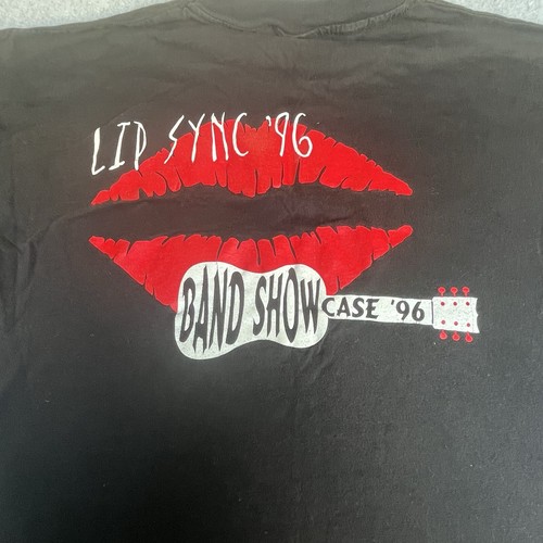 Maglietta Vintage 1996 Silicon Graphics Lip Sync Band Show XL RARA punto singolo - Foto 12 di 12