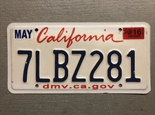 CALIFORNIA LICENSE PLATE LIPSTICK 💄 STYLE RANDOM LETTERS/NUMBERS ON SALE!!! 😎