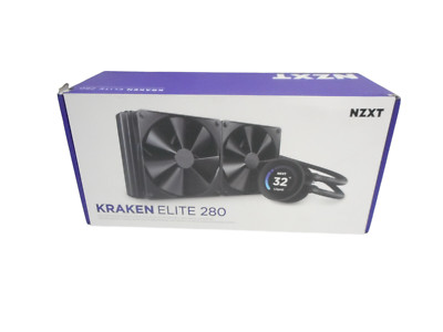 NZXT Kraken Elite 280mm AIO CPU Liquid Cooler w/ LCD Display (RL-KN28E-B1)