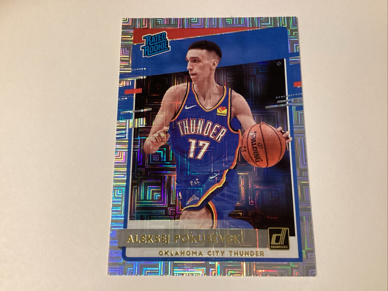ALEKSEJ POKUSEVSKI 2020-21 Panini Donruss Choice Mojo Rc #209 OKC Thunder d