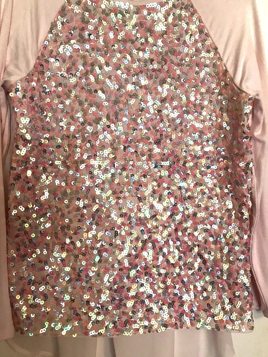 Monsoon pink sales sequin top