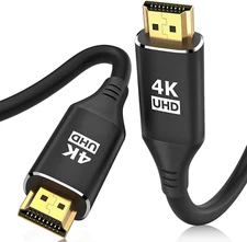 HDMI Cables 20FT/6M, 4K @ 60 Hz In-Wall CL3 Rated HDMI 2.0 Cord High Speed HD...