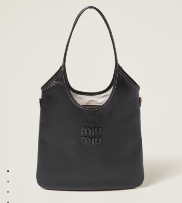 トートバッグ MIU MIU BLACK LEATHER IVY TOTES s-l400.jpg