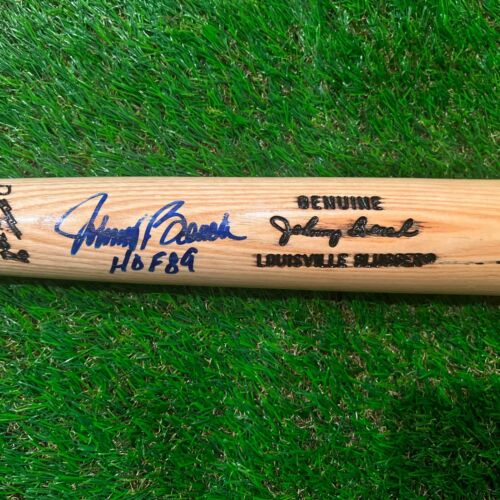 Johnny Bench Reds Signed Louisville Slugger Game Model Bat w/HOF 89 JSA Auto - Picture 5 of 6