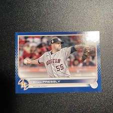 Astros Ryan Pressly 2022 Topps Update Royal Blue #US264