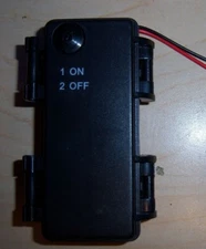 2 AA OR 3 AA cell battery holder with on/off switch, IP65 waterproof USA