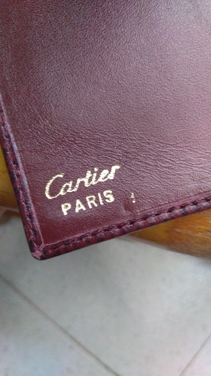 portafoglio cartier donna pelle bordeaux usato vintage eBay