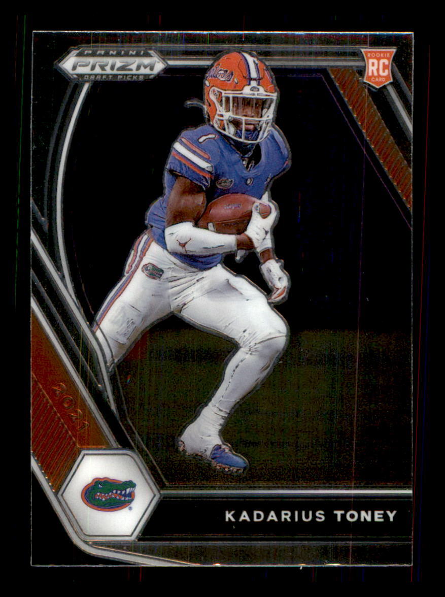 2021 Football Prizm Draft Picks Kadarius Toney Florida Gators #117 RC2