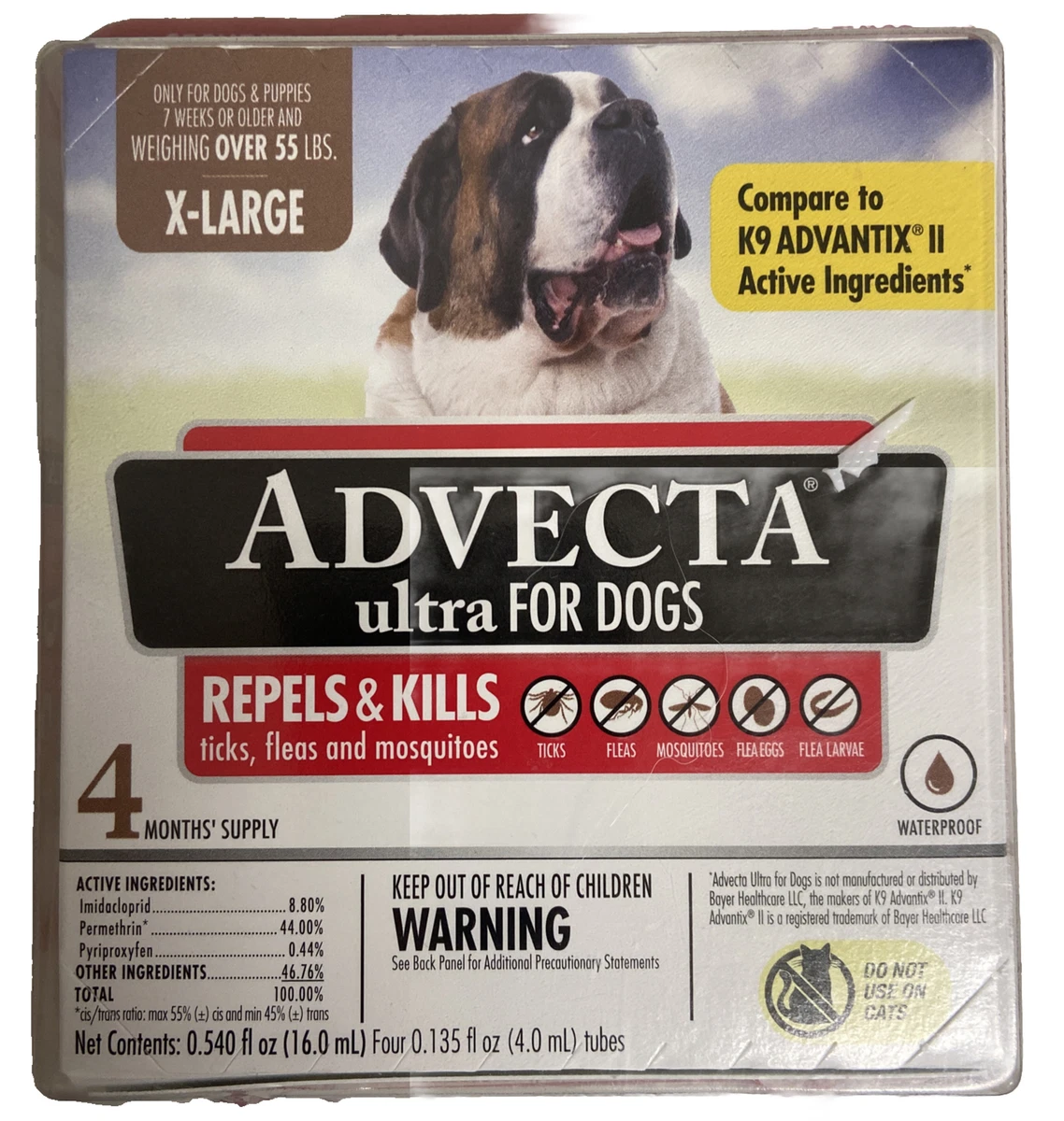 Advecta 3 for large clearance dogs