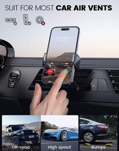 Car Phone Holder, Air Vent Phone Car Holder For iPhone 16/15 /14/13/13 Pro Max - Picture 12 of 13