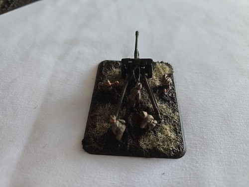 3 X Flames of War Soviet WW2 ZIS-2 57mm Antitank Gun 1943 Painted - Picture 5 of 8