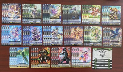 CARDFIGHT VANGUARD V-BT05 ORACLE THINK TANK R AND C PLAYSET (4x EA) + 4 MARKERS