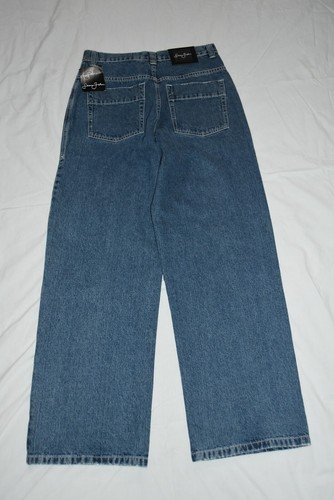 Young adults students size 20 SEAN JOHN blue denim jeans wide leg loose fit NWT - Picture 6 of 10