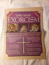 EXORCISM TATTLER SPECIAL 1974-VOODOO-POSSESSION-BLACK MAGIC-EXORCIST TABLOID