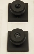 Schlage Bowery Door Handle Keyed Entry Lock Matte Black F51A BWE 622 COL Collins