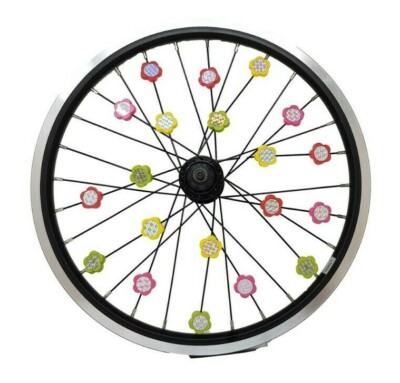 Multi coloured Clip On Spokey Dokeys Colourful Bike Wheel