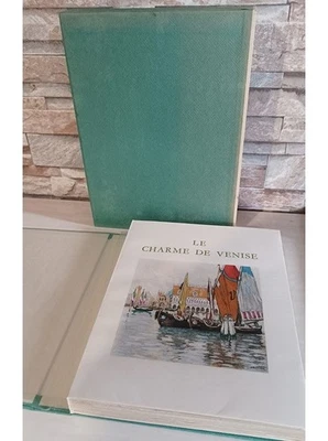 Ancien livre sur Vélin - " Le charme de Venise " - 1930 - Numéroté 915 - Photo 1/4