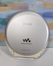 Sony D-EJ360 Silver CD Walkman G-Protection Portable Player PARTS ONLY Read