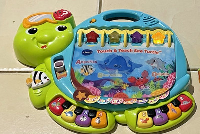 Vtech Touch & Teach Sea Turtle Interactive Letters, Shapes, Colours, Music