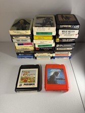 Lot of 28 Vintage 8-Track Tapes Classic Rock Pop Mixed Titles Untested Floyd