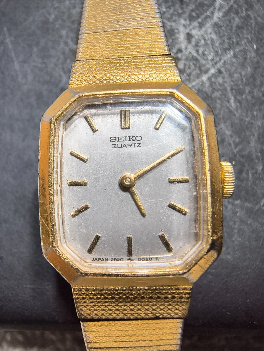 Las mejores ofertas en Relojes de pulsera Seiko enchapados en oro