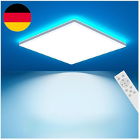 Slochi 3200LM Led Deckenleuchte Dimmbar Mit Fernbedienung, 30CM 25W Rgb Farbwech