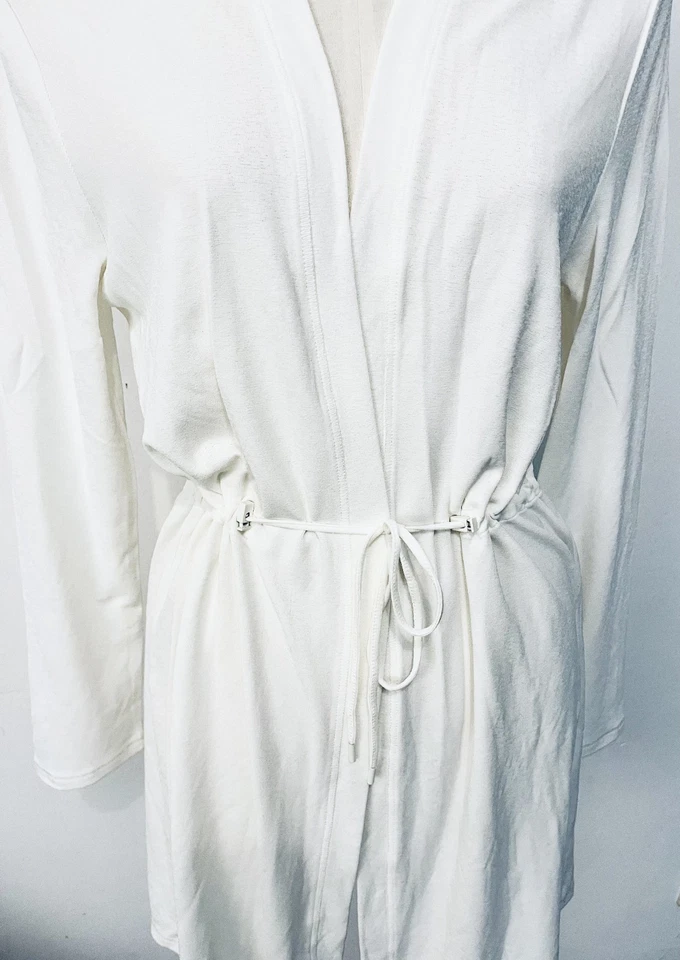 Damen-Jersey-Cardigan, Gr. 40, weiß mit Schnürung, neu mit Etikett - Bild 3 von 4