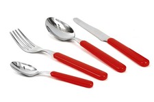 NEVA SERVIZIO POSATE 24 PZ PER 6 PERSONE IN ACCIAIO INOX - COLORANDO