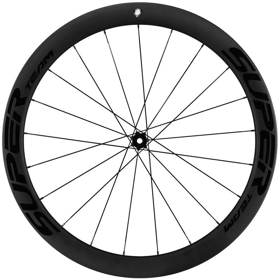 Juego de ruedas de carbono SUPERTEAM II D28-50 UCI 700C freno de disco sin cámara para HG/XDR Foto 2 de 4