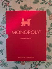 Library of Play: Monopoly Edition Board Game New Never Played Collectors