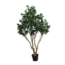 Tall 7.2FT Fake Greenery Plant with Lifelike Leaves & -Resistant Design for