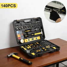140pcs Hand Tool Kit Set Household Daily Maintenance Car Repair Hardware Tools