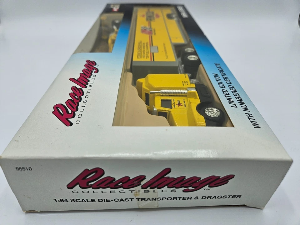 1994 Corgi Race Image Collectables NHRA Pennzoil Transporter & Dragster - Image 4 of 4