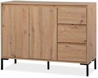 Finori Kommode Sideboard Schrank Anrichte Korsika Artisan Oak 120 X 87 X 40 Cm