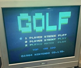 Nintendo NES Golf Game Cartridge Authentic OEM Tested Working NES-GF-USA