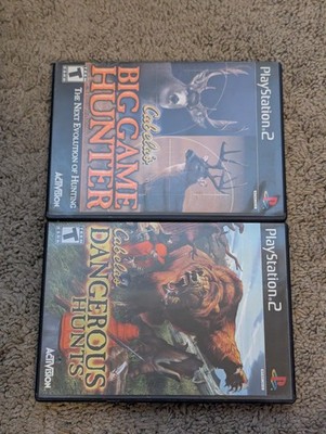 Cabela's Dangerous Hunts & Big Game Hunter (Sony PlayStation 2, 2003) WORKS