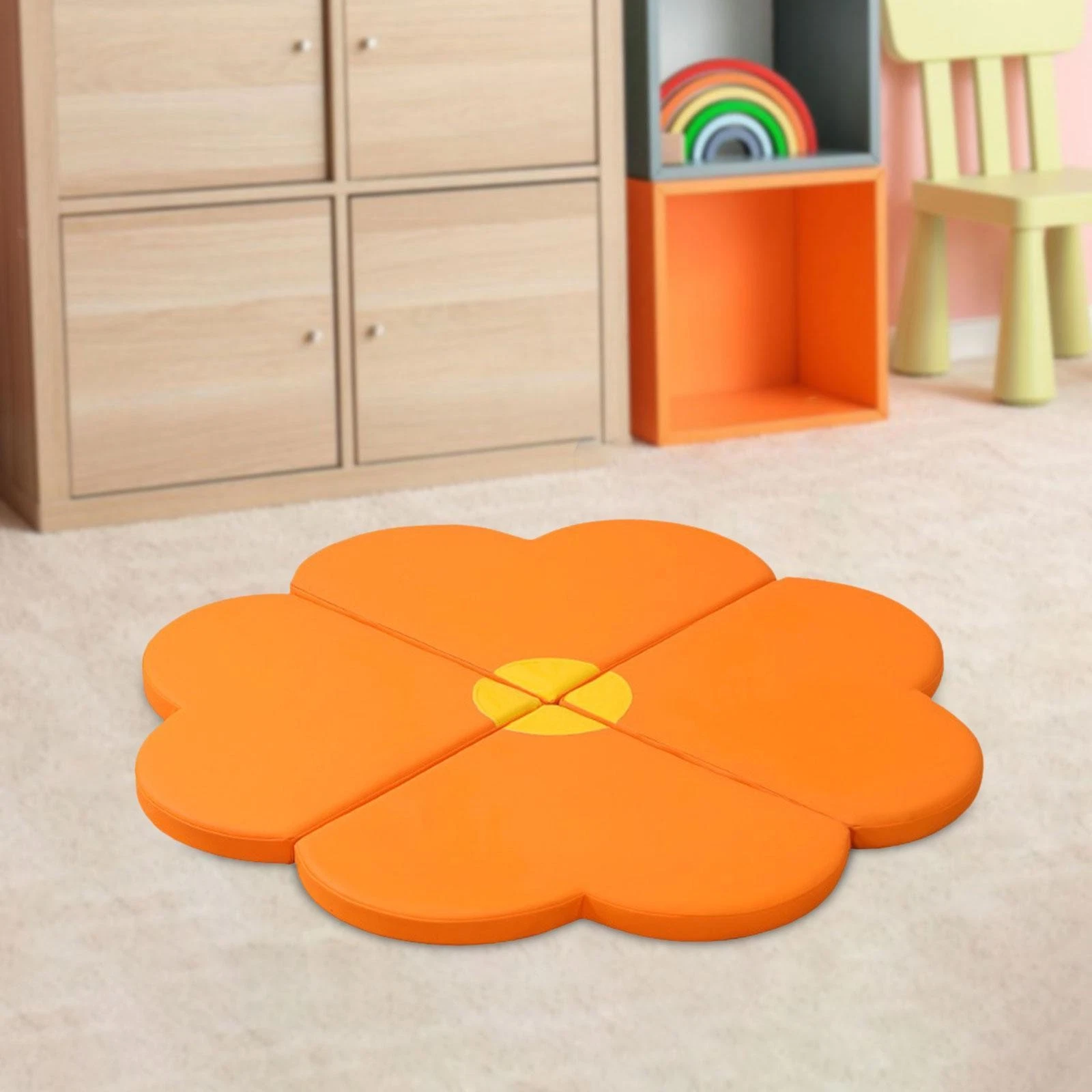 Kids Play Mat for Floor Thick Baby Crawling Mat for Camping Indoor Traveling