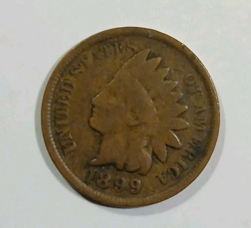 1899 INDIAN HEAD CENT GOOD 1C COPPER