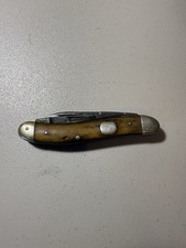 antique cattaraugus Wood Handled Pocket Knife
