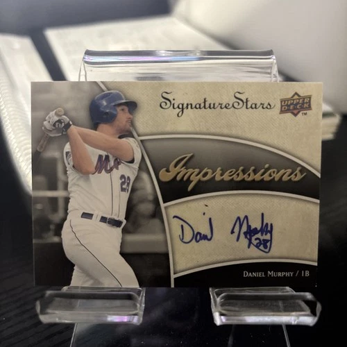 2009 Upper Deck Signature Stars - Impressions Autographs Daniel Murphy #IMP-MU