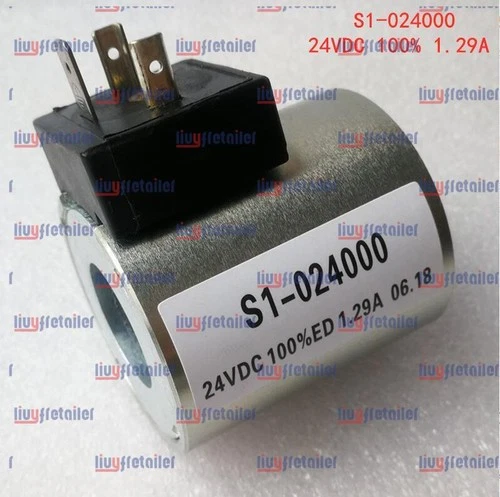 1PCS New Version S1-024000 24VDC 1.29A Solenoid Valve Coil