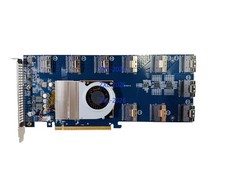 PLX88096 Expansion Card PCIe 4.0 x16 TO 10 Port SFF-8654 20 Port U.2 NVMe SSD US
