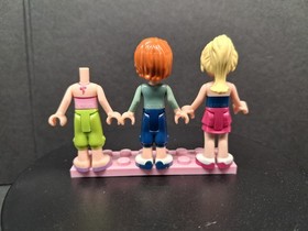 LEGO Friends Rare Julian Male Minidoll & Stephanie 41058 + Olivia Parts Lot