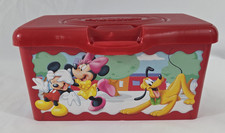 Huggies Baby Wipes Container Mickey Mouse Minnie Pluto Red 2007