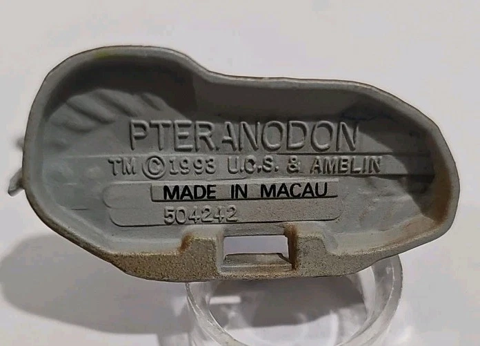 1993 Литой Металл Парк Юрского периода Птеранодон и Галлимимус UCS & AMBLIN 2" Высота  - Изображение 4 из 4