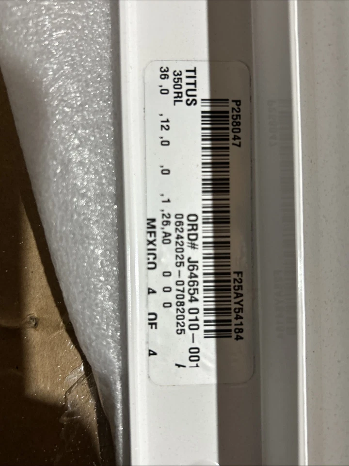 Cubierta de ventilación de aire Titus 12 x 36 x 1 Foto 3 de 4