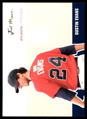 Dustin Evans 2007 Just Autographs #JA-13 Braves MLB READ FREE SHIP AutographDen